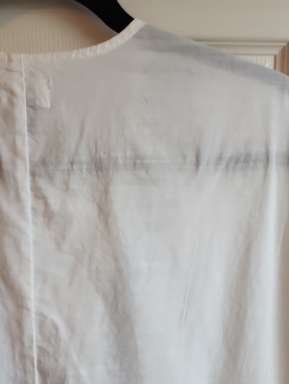 Old Navy White Swim Coverup with Blue Embroidery WORN ONCE! - Picture 8 of 9